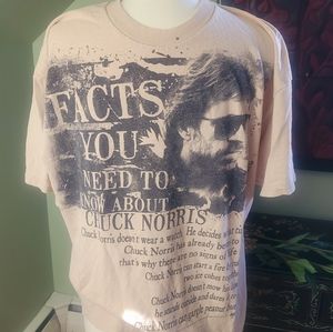 Chuck Norris funny graphic tee shirt Size XL